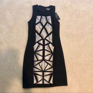 Tinley Road black and silver bodycon dress